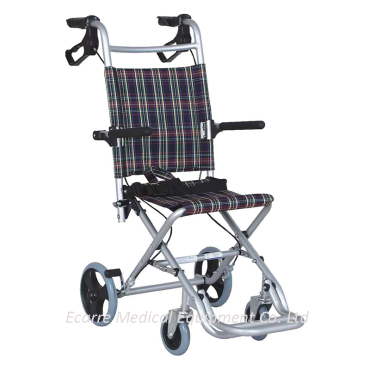 WR6711LJ Aluminum Transit Wheelchair | Lightweight Folding Aluminium Transit Wheelchair