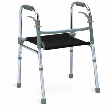 WR3220 Trigger Release Button Folding Walker With Seat 