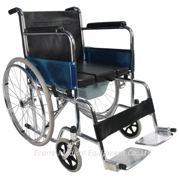 WR6608 Commode Wheelchair | Steel Commode