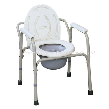 Powder Coated Steel Commode Chair WR5810