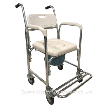 WR5704W Aluminum Shower Commode Chair