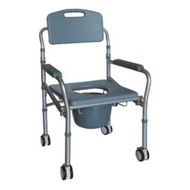 WR5717W Aluminum Shower Commode Chair