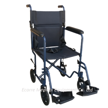 WR6702A Powder Coated Steel Transit Wheelchair