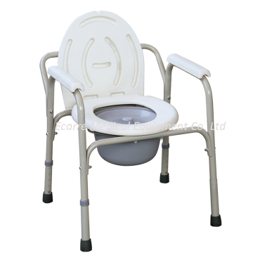 WR5810 Powder Coated Steel Commode Chair