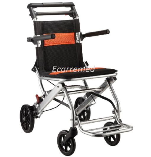 lightweight folding aluminium transit wheelchair